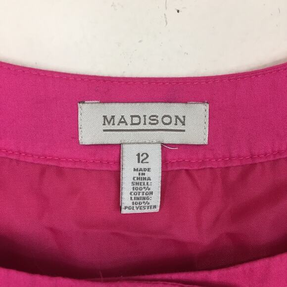 Madison | Pink Tiered Ruffle Dress | Sz 12 - Picture 5 of 5